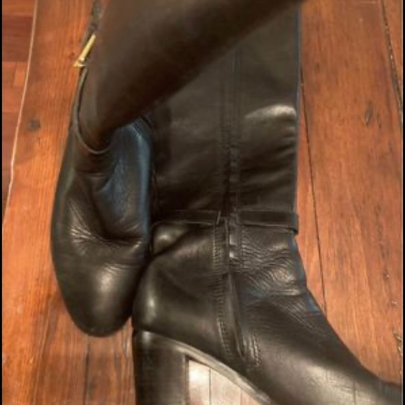 Ralph Lauren black leather boots - Picture 5 of 5